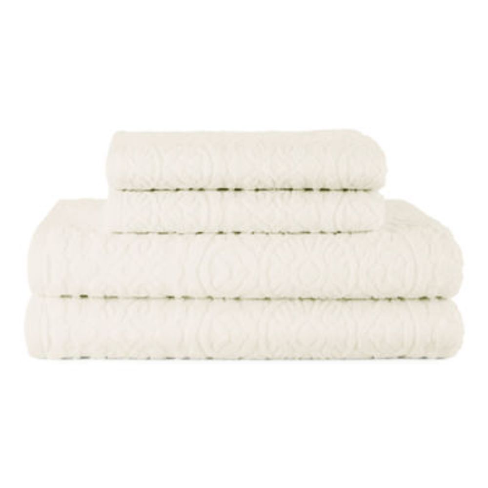 Linden Street Organic Cotton Sculpted Bath Towels