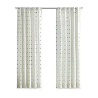 Intelligent Design Ensley 50"W X 84"L Light-Filtering Rod Pocket Single Curtain Panel