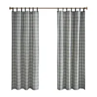 Madison Park Salford 50"W X 84"L Light-Filtering Tab Top Single Curtain Panel