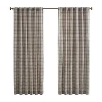 Madison Park Salford Light-Filtering Rod Pocket Single Curtain Panel