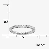 2.5MM 1 CT. T.W. Natural White Diamond 14K Gold Eternity Wedding Band