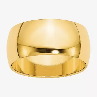 10MM 10K Gold Wedding Band