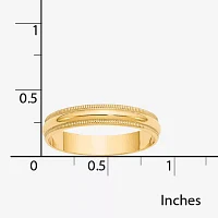 4MM 10K Gold Wedding Band