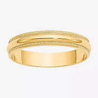 4MM 10K Gold Wedding Band