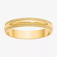 4MM 14K Gold Wedding Band