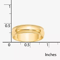 6MM 14K Gold Wedding Band