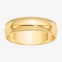 6MM 10K Gold Wedding Band