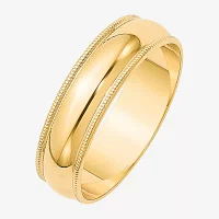 6MM 10K Gold Wedding Band