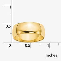 8MM 10K Gold Wedding Band