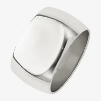 12MM Sterling Silver Wedding Band