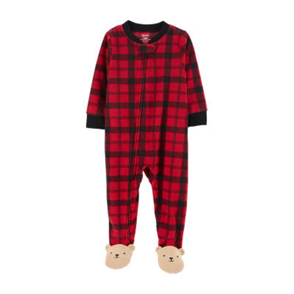 Carter's Baby Boys Fleece Long Sleeve One Piece Pajama