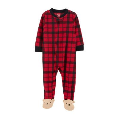 Carter's Baby Boys Fleece Long Sleeve One Piece Pajama