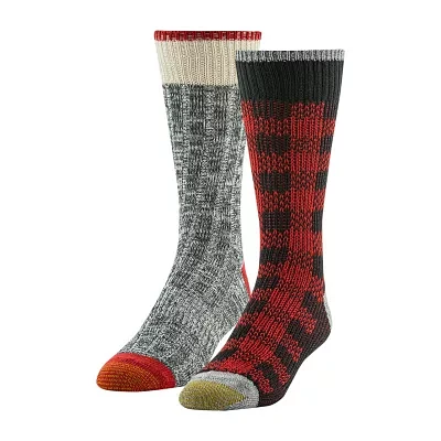 Gold Toe 2 Pair Crew Socks Mens