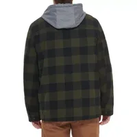 Levi's® Flannel Mens Hooded Midweight Shirt Jacket