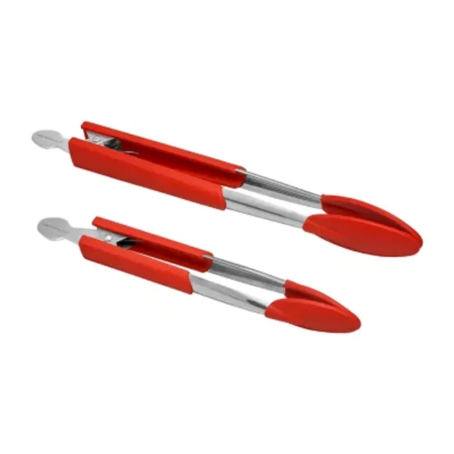 Rachael Ray 6-Piece Lazy Tools Utensil Set, Red