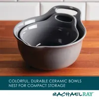 Rachael Ray 2-pc. Nesting and Mixing Bowl Set