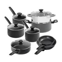 Granitestone Pro Premier 13-pc. Aluminum Dishwasher Safe Non-Stick Hard Anodized Cookware Set