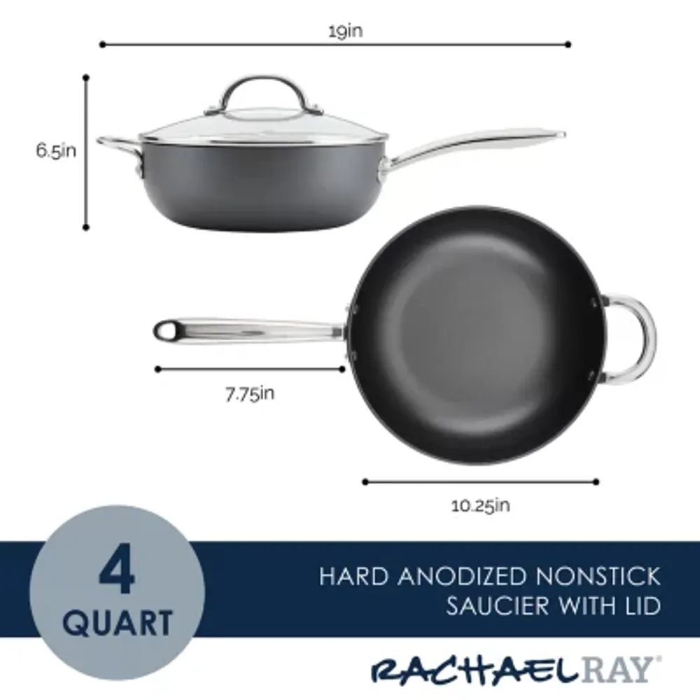 Rachael Ray Professional Non-Stick Hard Anodized Sauce Pan