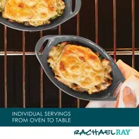 Rachael Ray Ceramic Oval 12-Oz. 2-pc. Au Gratin Dish