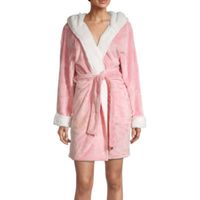 Jaclyn Womens Long Sleeve Knee Length Robe