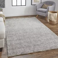 Weave And Wander Legros Solid Flatweave Indoor Rectangle Accent Rugs