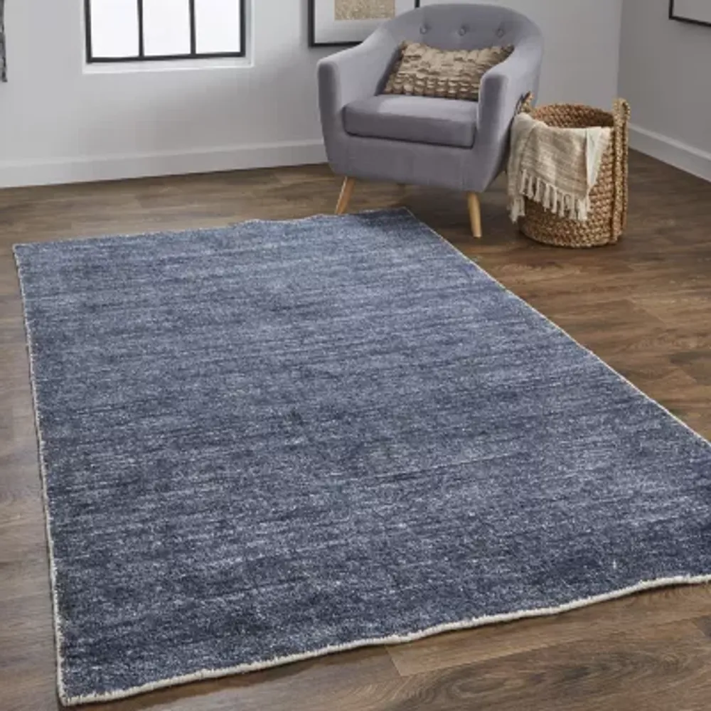 Weave And Wander Legros Solid Flatweave Indoor Rectangle Area Rugs