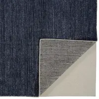 Weave And Wander Legros Solid Flatweave Indoor Rectangle Area Rugs