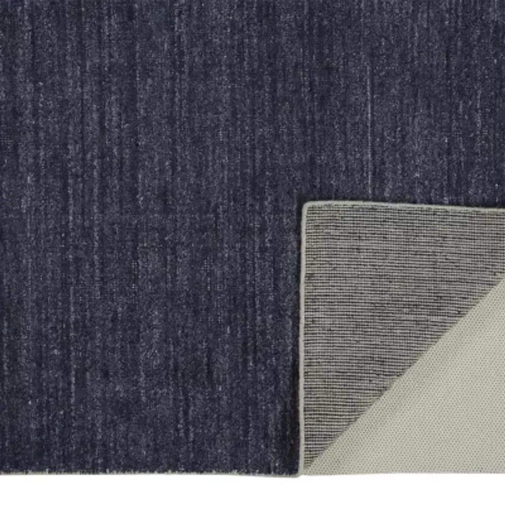 Weave And Wander Legros Solid Flatweave Indoor Rectangle Area Rugs