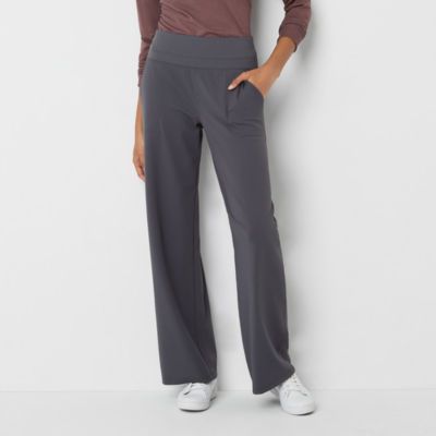 Stylus Womens High Rise Wide Leg Pant