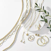 10K Yellow Gold 39mm Hoop Earrings