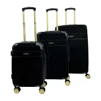 Jenni Chan Entin 3-Pc. Hardside Luggage Set