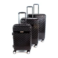 Kathy Ireland Yasmine 3-Pc. Hardside Luggage Set