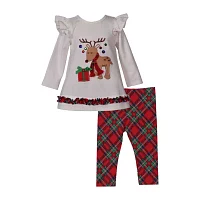 Bonnie Jean Toddler Girls 2-pc. Legging Set