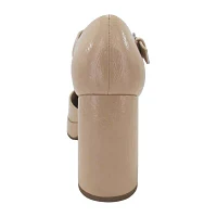 Pop Womens Worthy Square Closed Toe Mary Jane Shoes