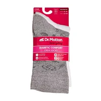 Dr.Motion Compression Diabetic 2 Pair Crew Socks Womens