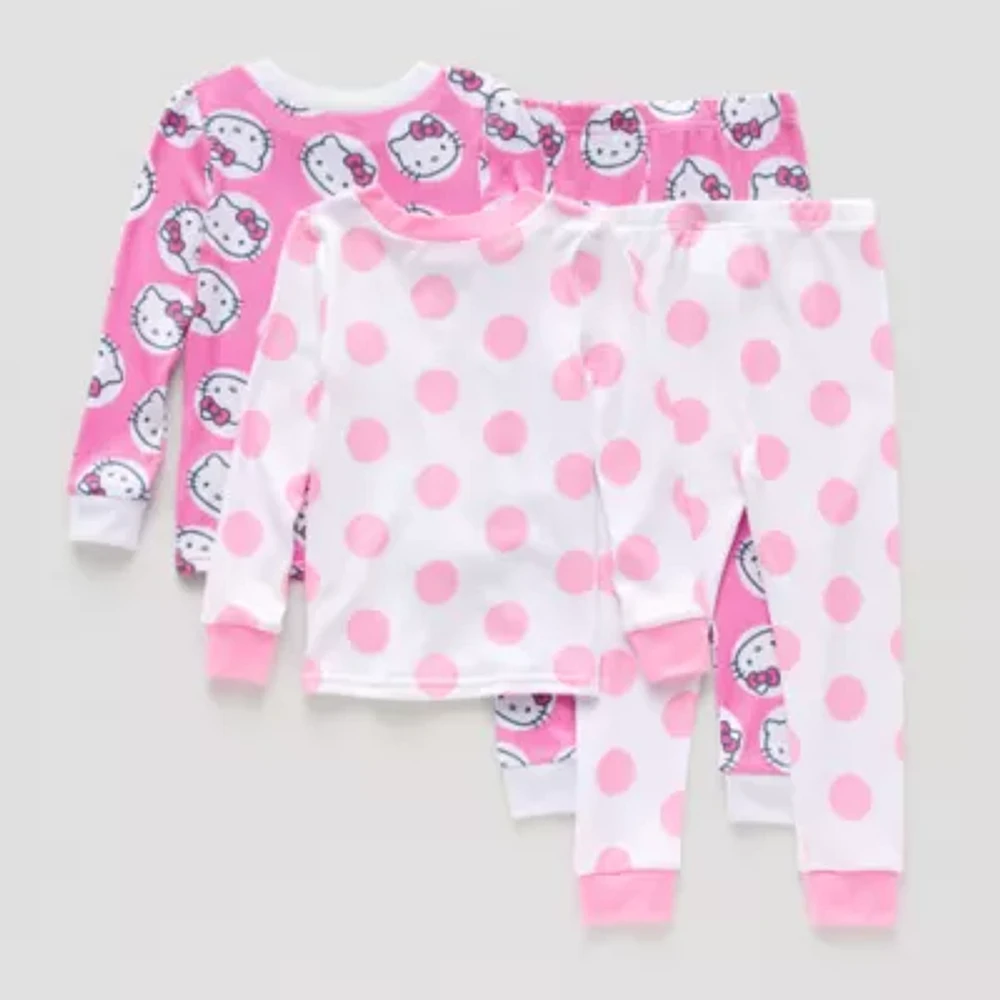 Toddler Girls 4-pc. Hello Kitty Pajama Set