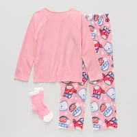 Little & Big Girls 3-pc. Squishmallows Pajama Set