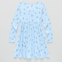 Thereabouts Little & Big Girls Long Sleeve A-Line Dress