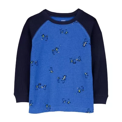 Carter's Toddler Boys Crew Neck Long Sleeve T-Shirt