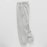 Xersion Little & Big Girls Mid Rise Cinched Fleece Jogger Pant