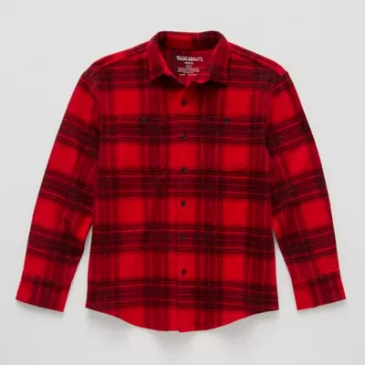 Thereabouts Little & Big Boys Fleece Midweight Shirt Jacket
