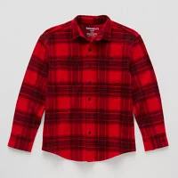 Thereabouts Little & Big Boys Fleece Midweight Shirt Jacket