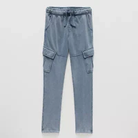 Thereabouts Little & Big Boys Fleece Straight Cargo Pant