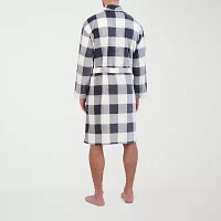 Hanes Mens Microfleece Long Sleeve Length Robe