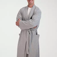 Hanes Mens Waffle Long Sleeve Length Robe