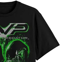 Mens Short Sleeve Alien vs Predator Graphic T-Shirt