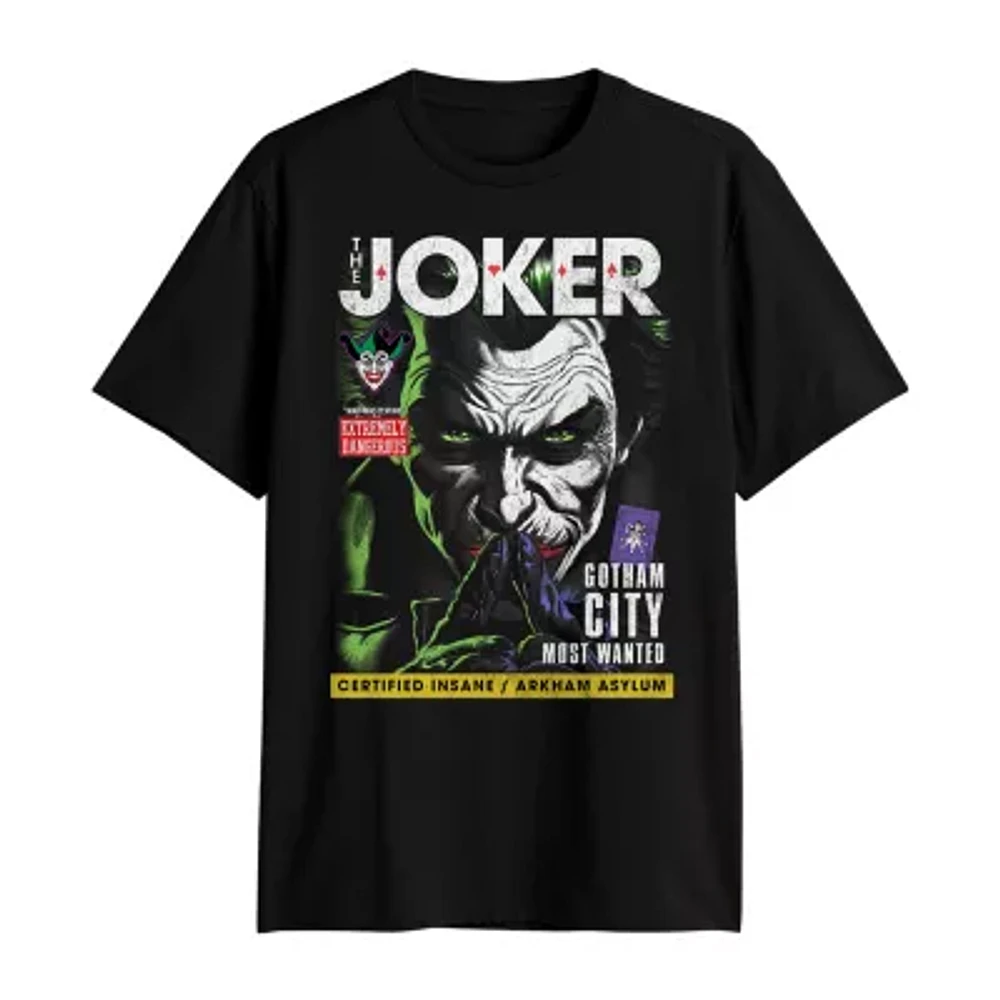 Mens  Short Sleeve The Joker Graphic T-Shirt