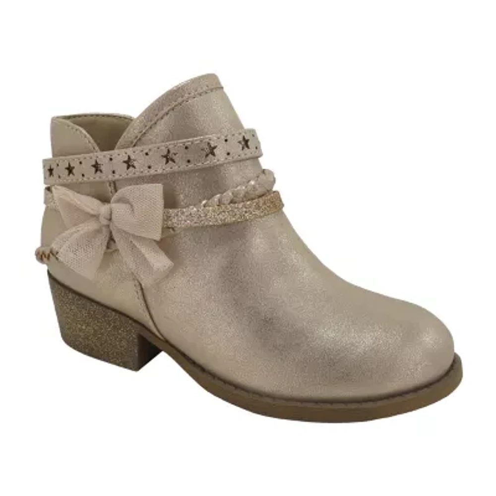 Pop Little & Big  Girls Amalia Flat Heel Booties