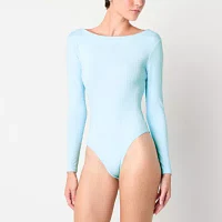 Arizona Crew Neck Long Sleeve Bodysuit Juniors