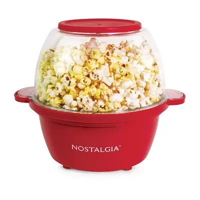 Nostalgia Retro Stirring Electric Popcorn Machine